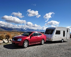 Parking campers vans or trailers